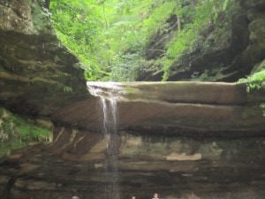 022 Waterfall at Starved Rock.
