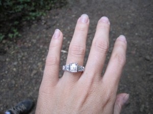 033 My new engagement ring!