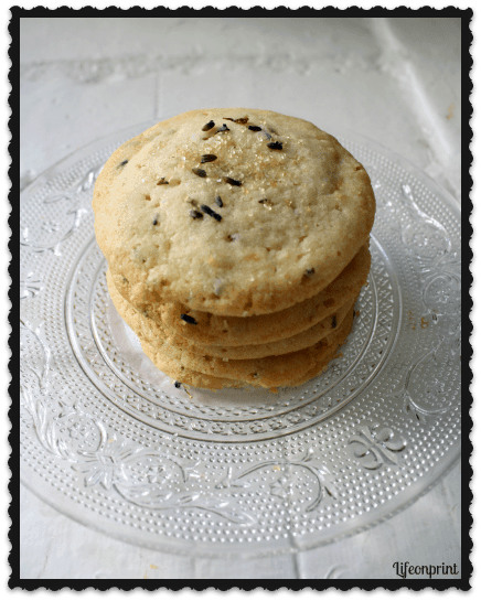 Lavender Lemon Sugar Cookies