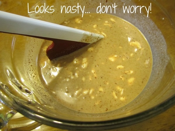 nutella coffee mixture
