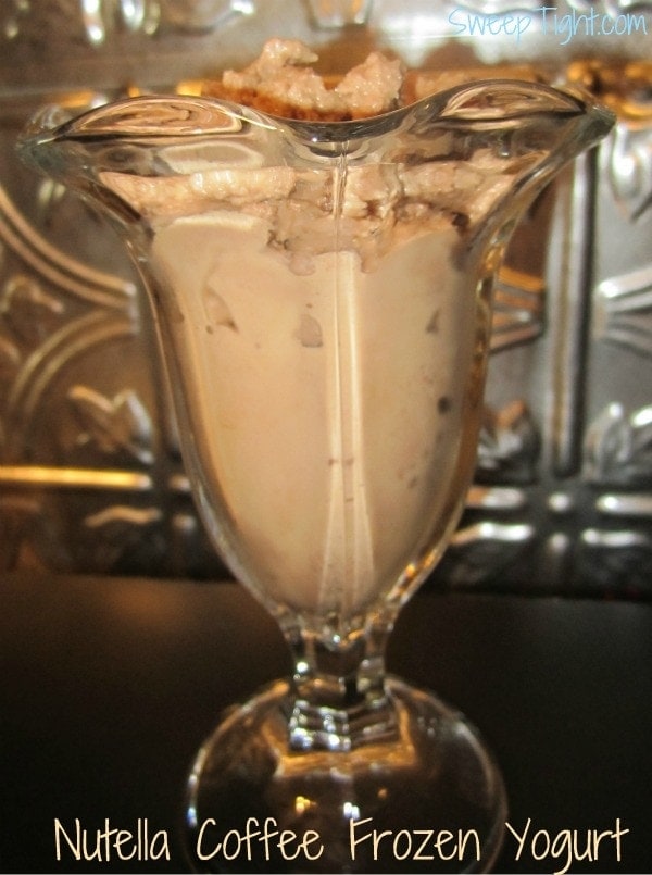 nutella coffee frozen yogurt