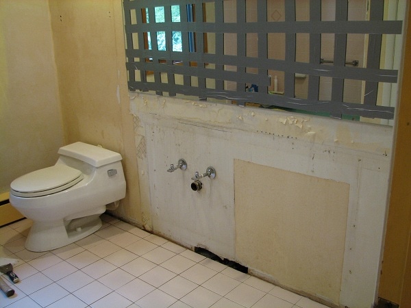 removed vanity