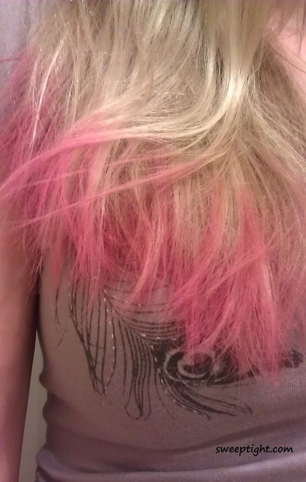 Hair Chalk Fun with Temporary Color