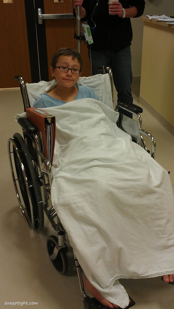 Boop is having surgery on his appendix