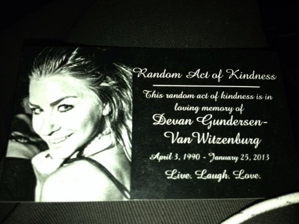 Honor a Loved One with Acts of Kindness Cards