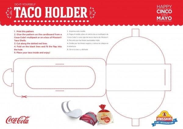 Taco Holder DIY Cinco de Mayo