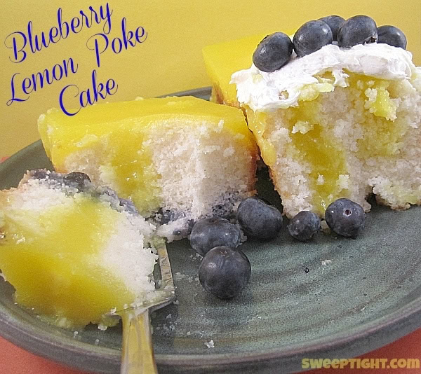 Blueberry Lemon Poke Cake Recipe
