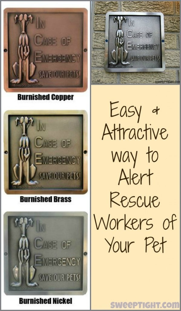 In Case of Emergency Save our Pets