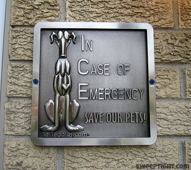 In Case of Emergency Save our Pets