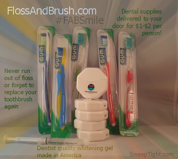 Dental Supplies to keep your smile happy shipped straight to your door! 