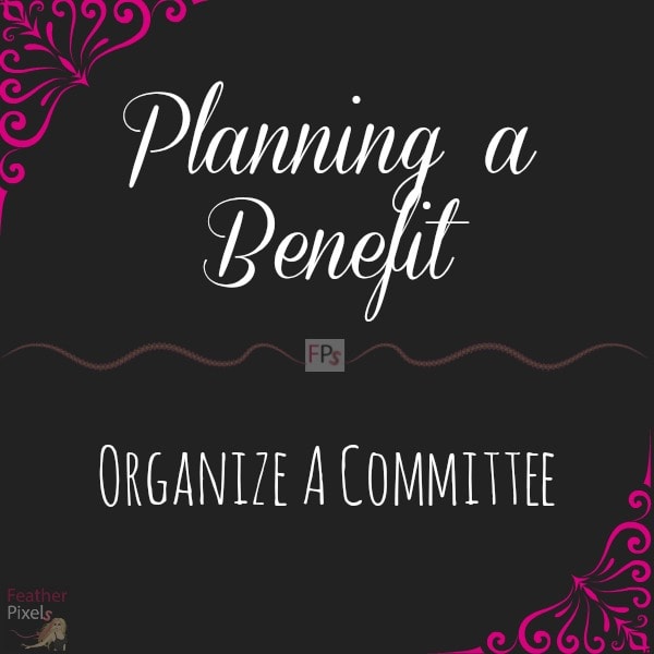Planning a Benefit - Organize a Committee