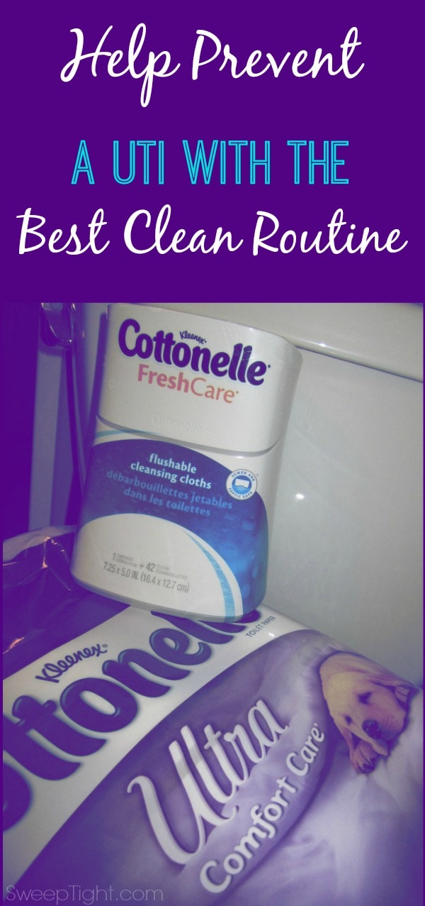 Help Prevent a UTI with Cottonelle #CtnlCareRoutine
