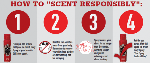 How To Scent Responsibly from Old Spice.