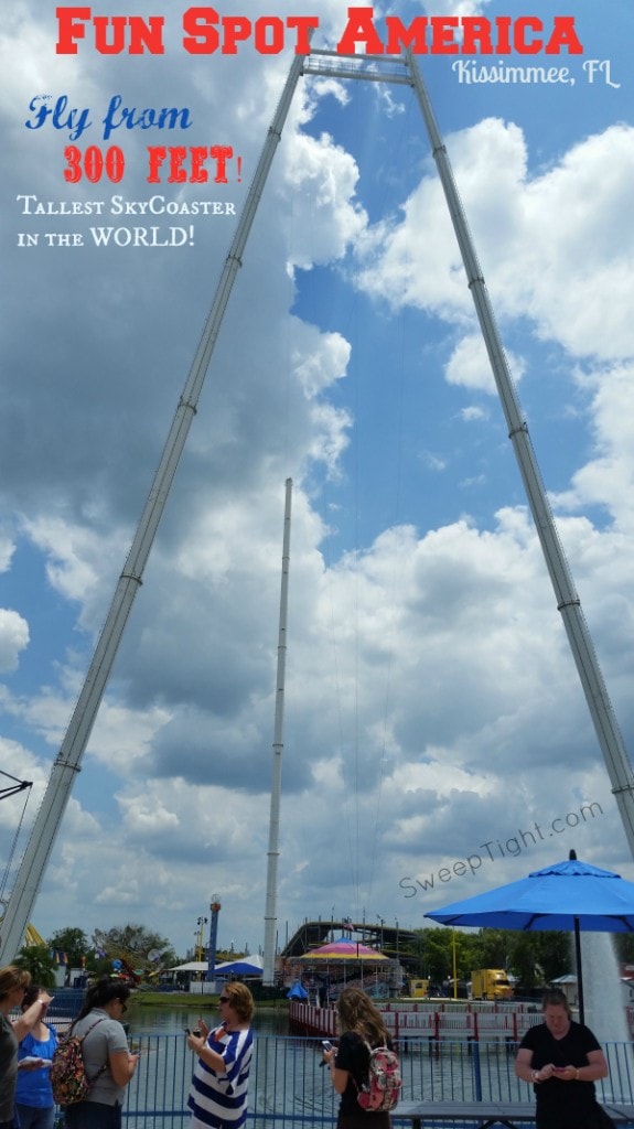 Tallest SkyCoaster in the World in Kissimmee, Florida.