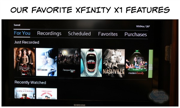 Our Favorite XFINITY X1 Features