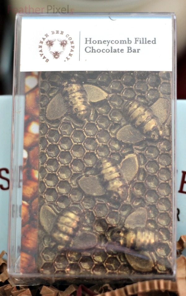 Chocolate honey bar from Savannah Bee Company. 