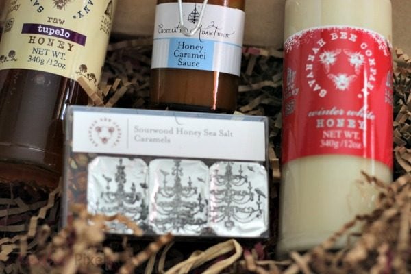 Honey caramel delight gift package. 