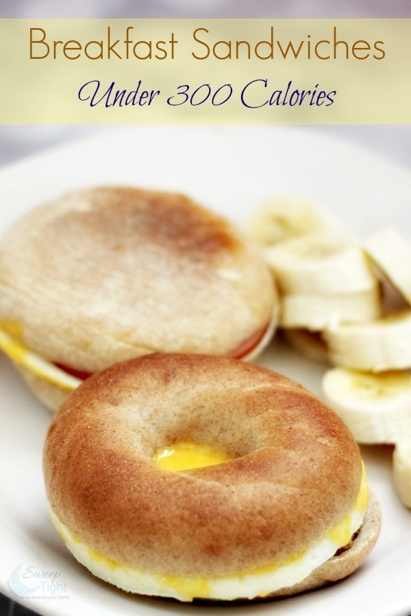 Breakfast Sandwiches Under 300 Calories