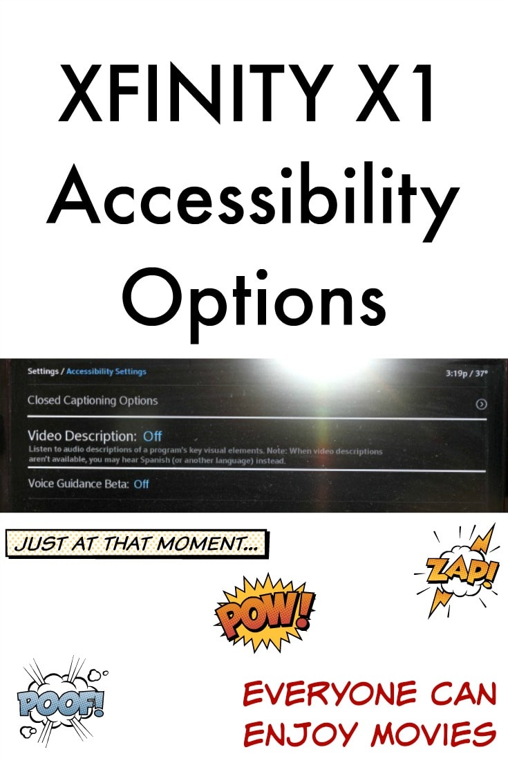 XFINITY X1 Accessibility Options
