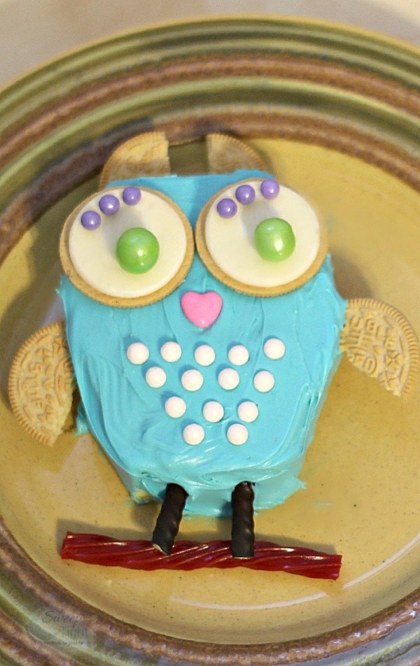 DIY Owl Cake #CakeMyDay