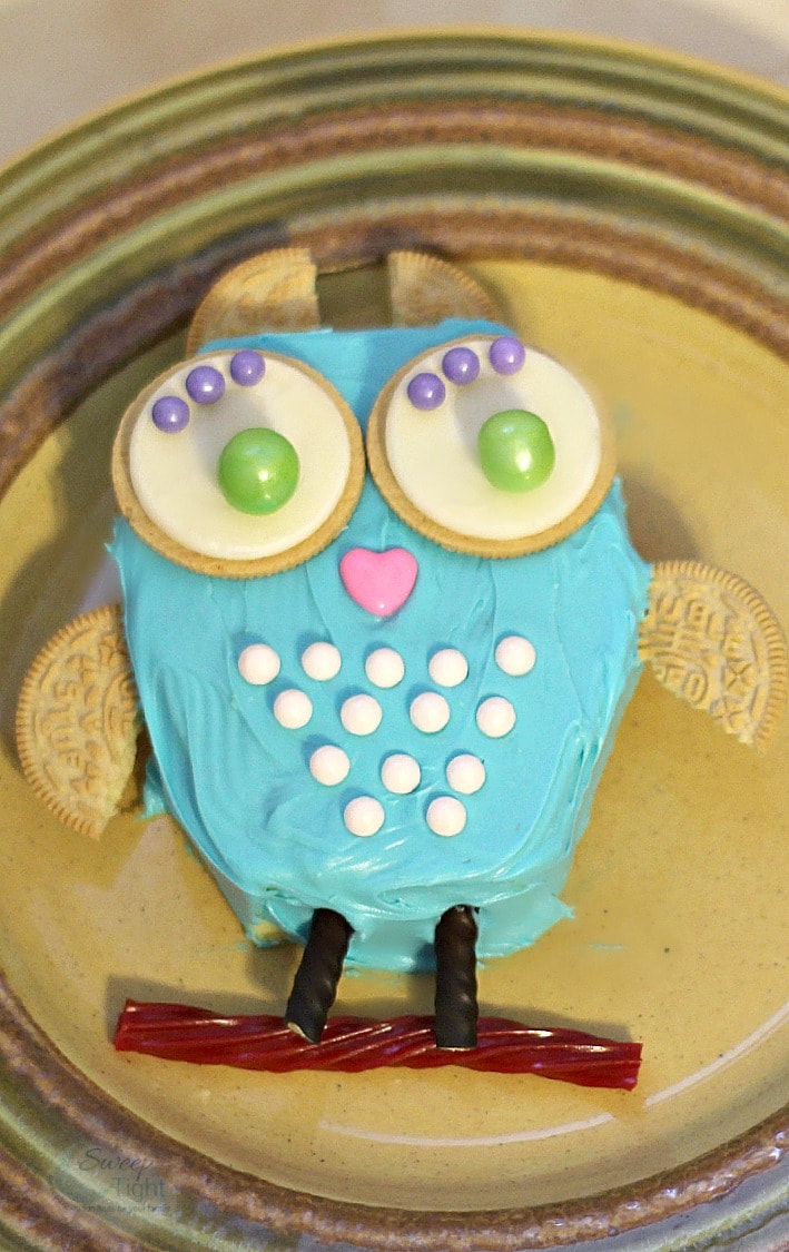 DIY Owl Cake #CakeMyDay