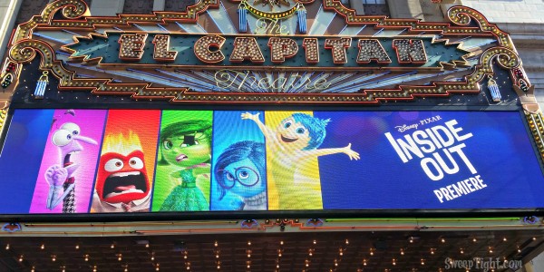 Inside Out Movie Premiere at El Capitan Theatre in LA.