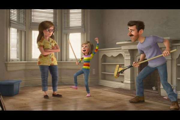 Indoor hockey scene from the Inside Out movie.