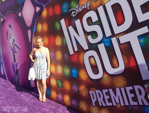 Inside Out Movie premiere on the purple carpet! #InsideOutEvent