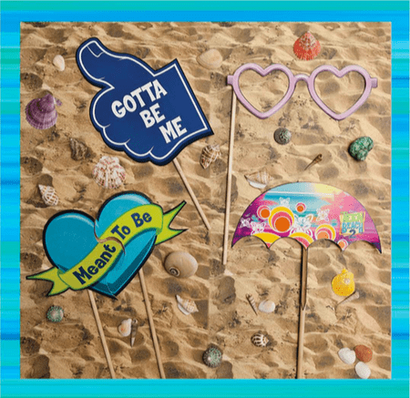 Teen Beach 2 activities - printable photo props.