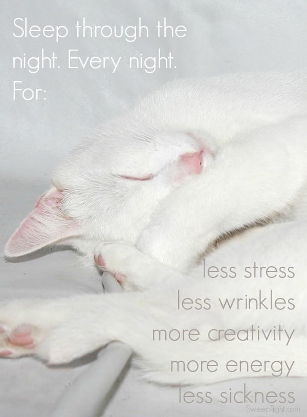 Sleeping through the night has infinite benefits for your mind, body, and soul #IC #ad 