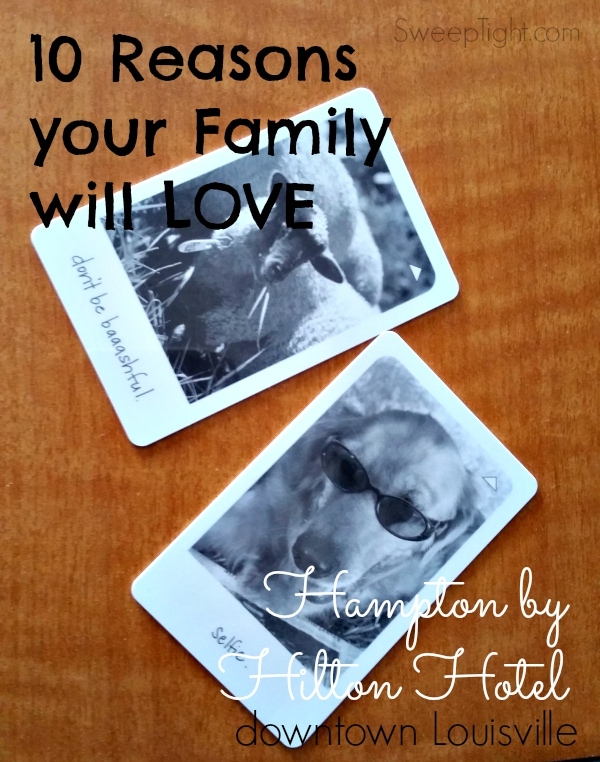We had a blast at the Hampton by Hilton in downtown Louisville #WeGoTogether #spon