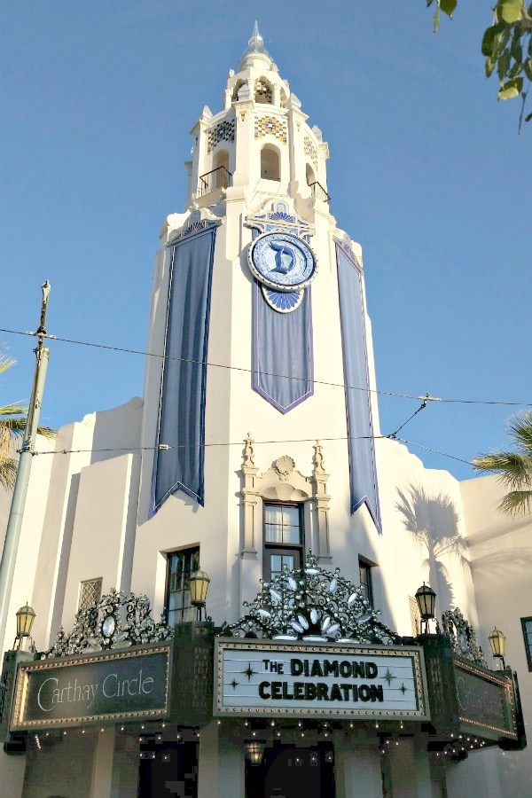 Carthay Circle in Disneyland #Cinderella #BeKind #Disneyland60
