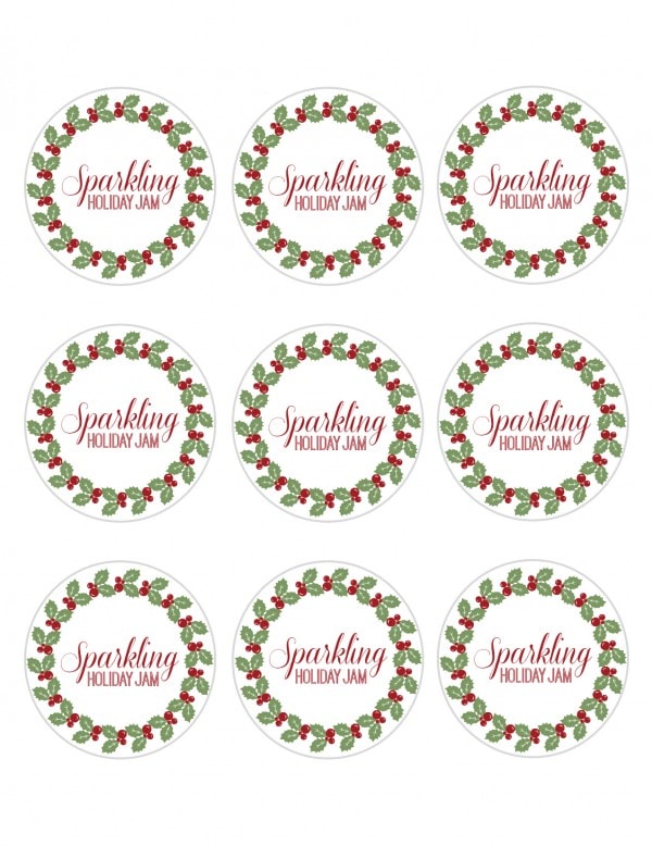 Sparkling Holiday Strawberry Jam Recipe with Printables