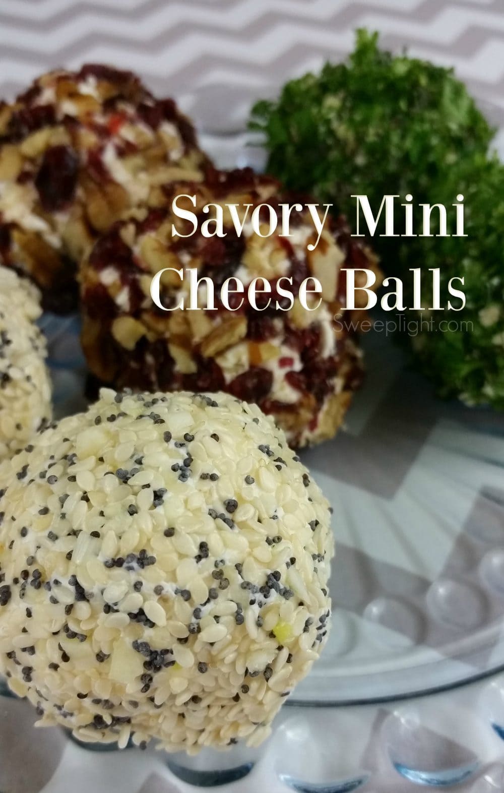 Savory Mini Cheese balls recipe make for quick easy appetizers