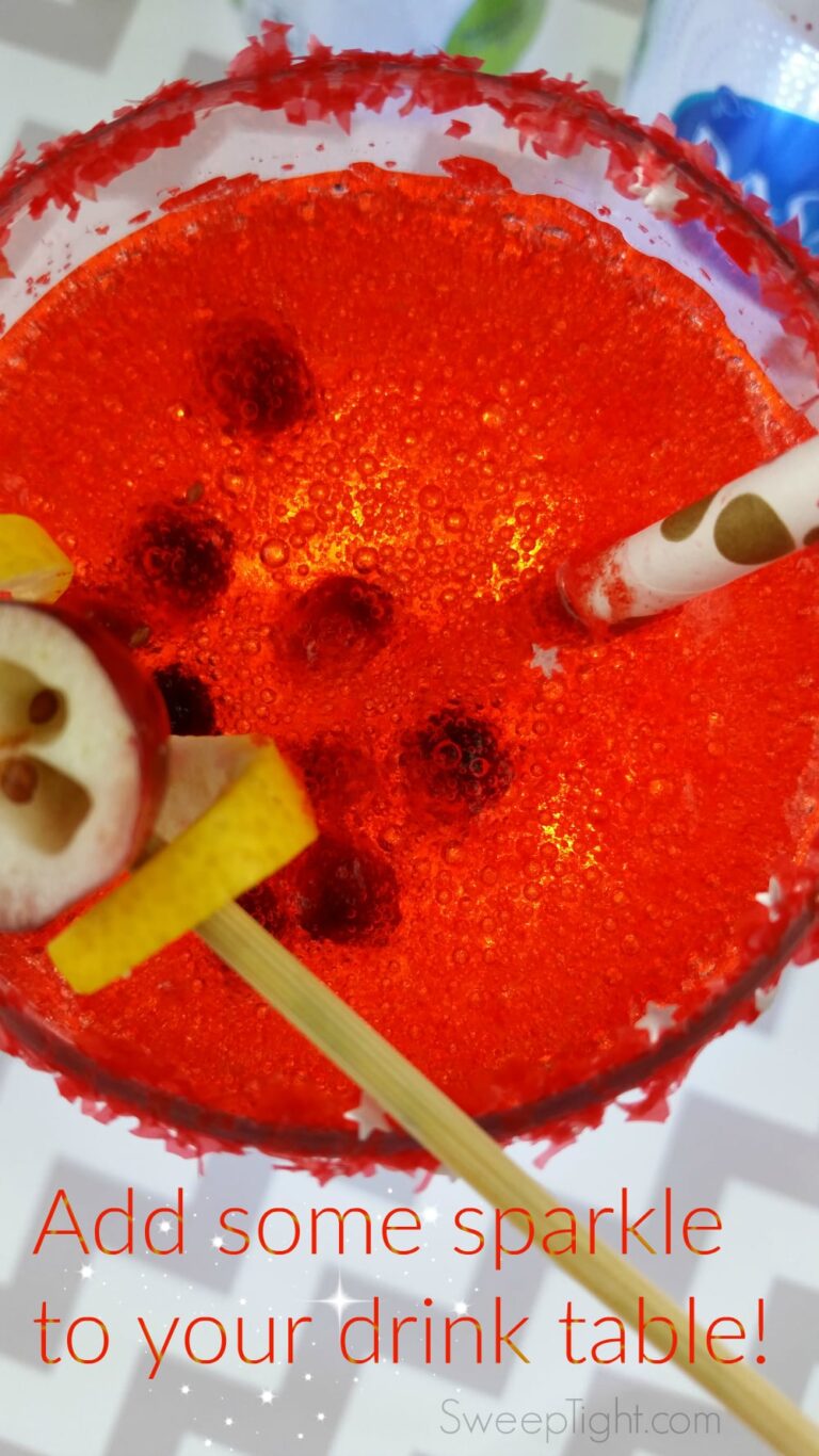 Perfect holiday drinks for kids that sparkle