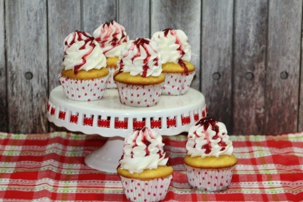 Lemon Cherry Filled Cupcakes Recipe