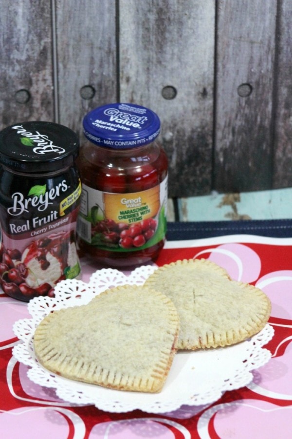 Mini Heart Pies Recipe with Cherry Filling