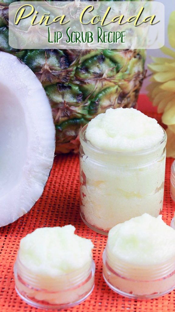 DIY Sugar Lip Scrub - Pina Colada Sugar Scrub Recipe