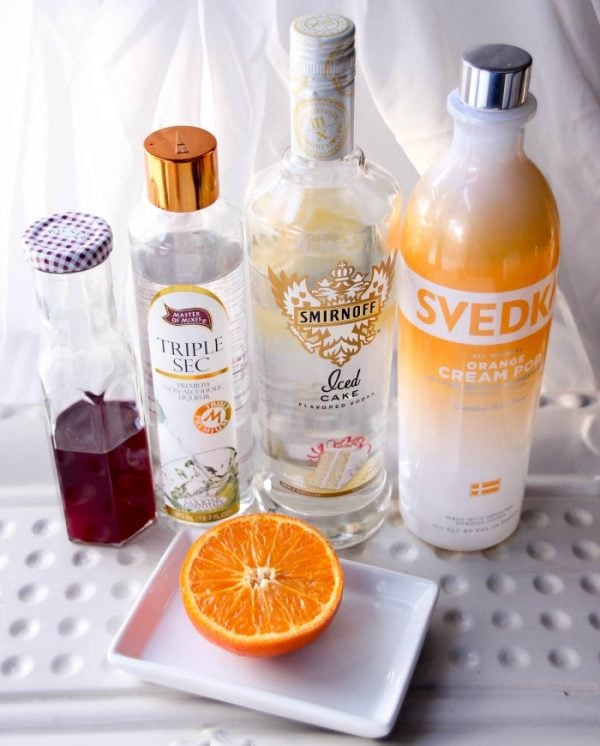 Raspberry and Orange Screwdriver Drink Recipe