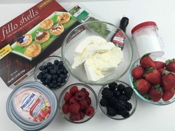 Easy Mini Fruit Tart Recipe - 4th of July Party Food