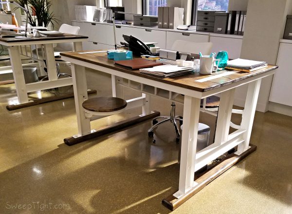 Office desk from the set of The Catch on ABC.