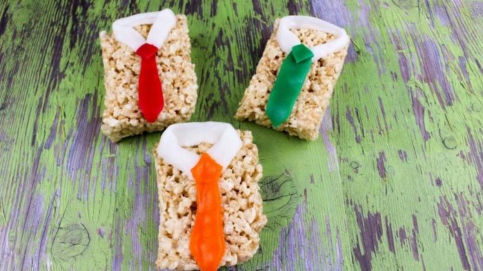 Tie Rice Krispies Treats Recipe for Father's Day