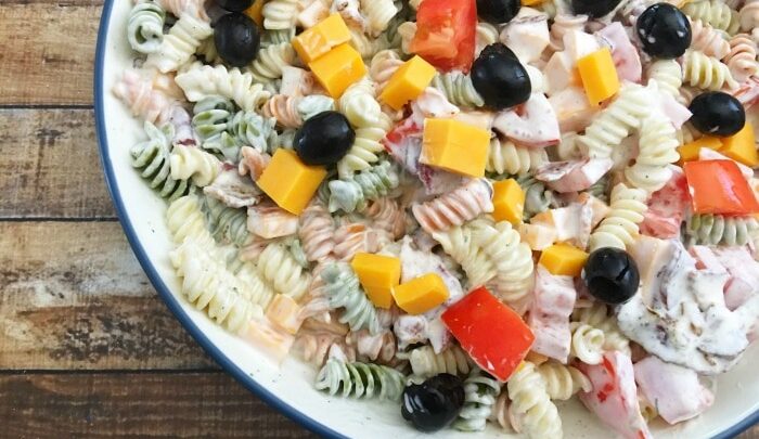 Bacon Ranch Pasta Salad Recipe