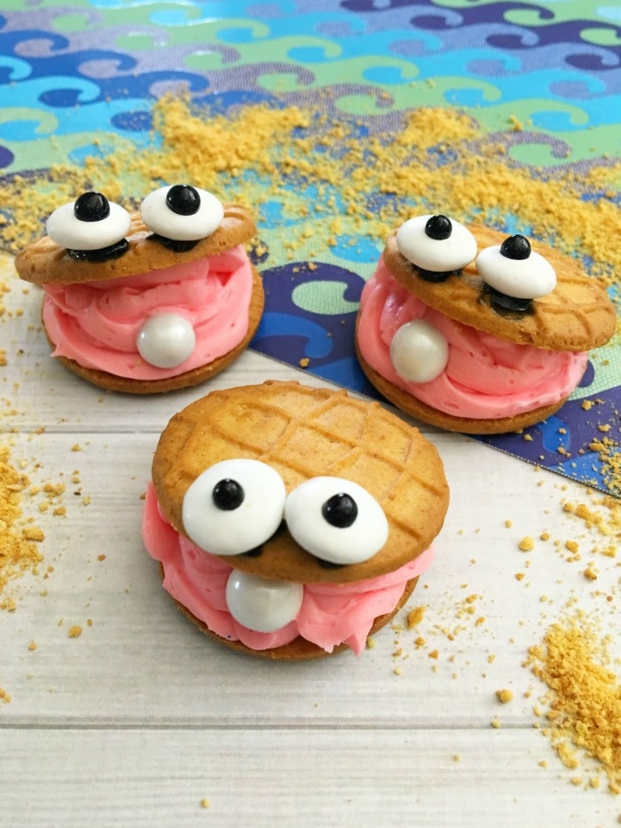 DIY Clam Cookies for Under the Sea Theme Party