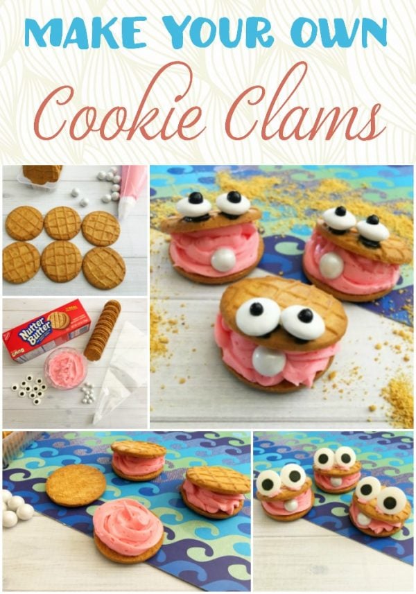 DIY Clam Cookies for Under the Sea Theme Party