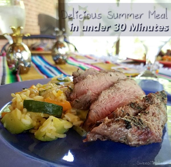 Quick Summer Meal Recipe - done in under 30 minutes! This is a new family favorite. 