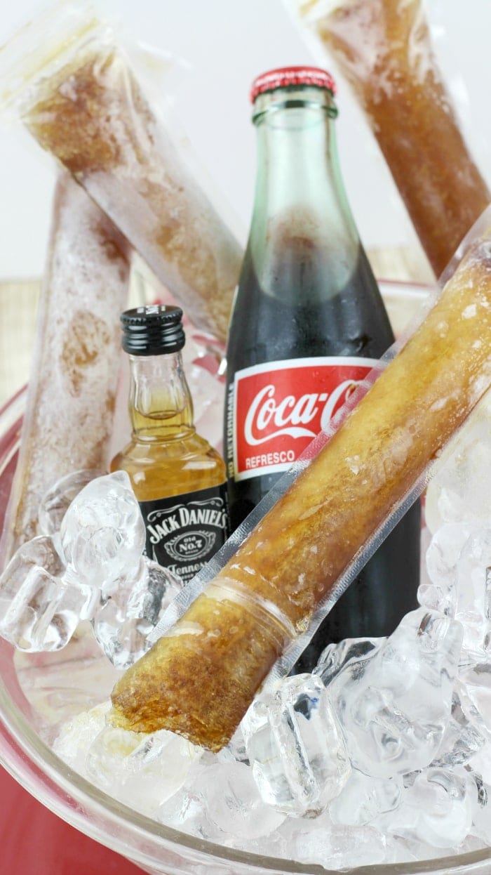 Jack and Coke Homemade Freeze Pops Recipe