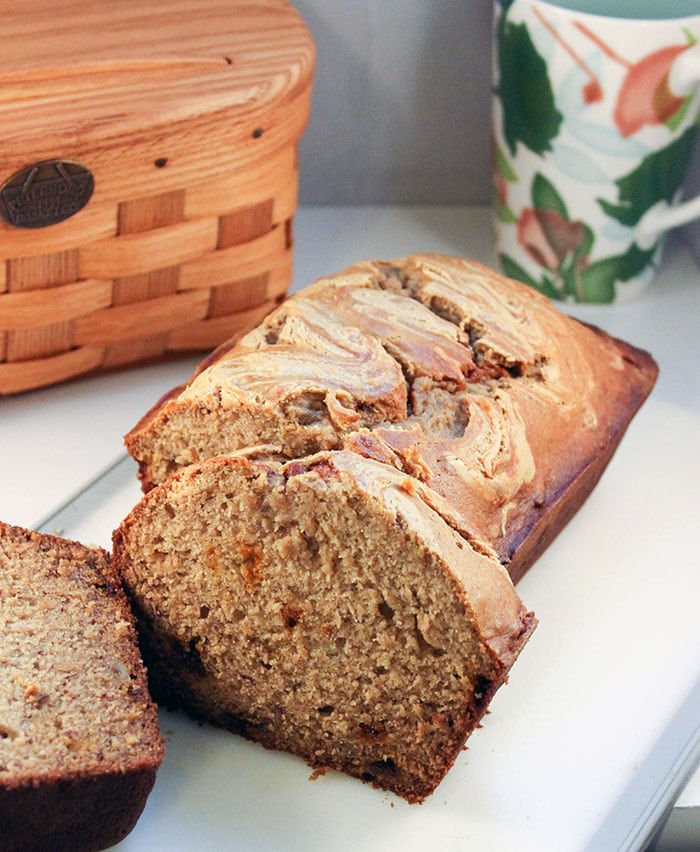Moist banana bread recipe with peanut butter