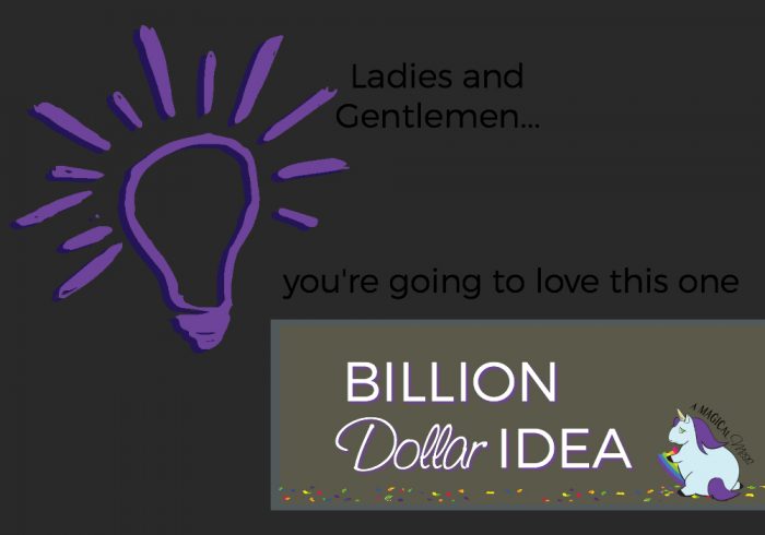 I love having billion dollar ideas. I wish someone would make this one happen! 
