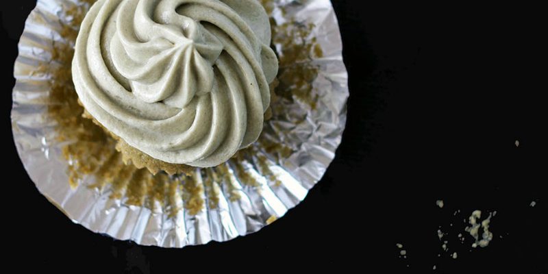 Green Tea Matcha Cupcake with Matcha Frosting